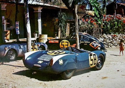Nr.58.Segura i Linge – Porsche 550 Spyder, nr.53.Ernst Joachim Hirz – Porsche 356 1500 Super. 
